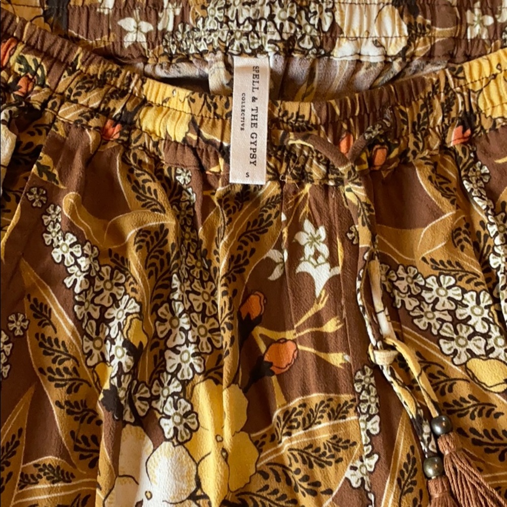 Spell Bianca Wide Leg Pants in Earth - Picture 14 of 16